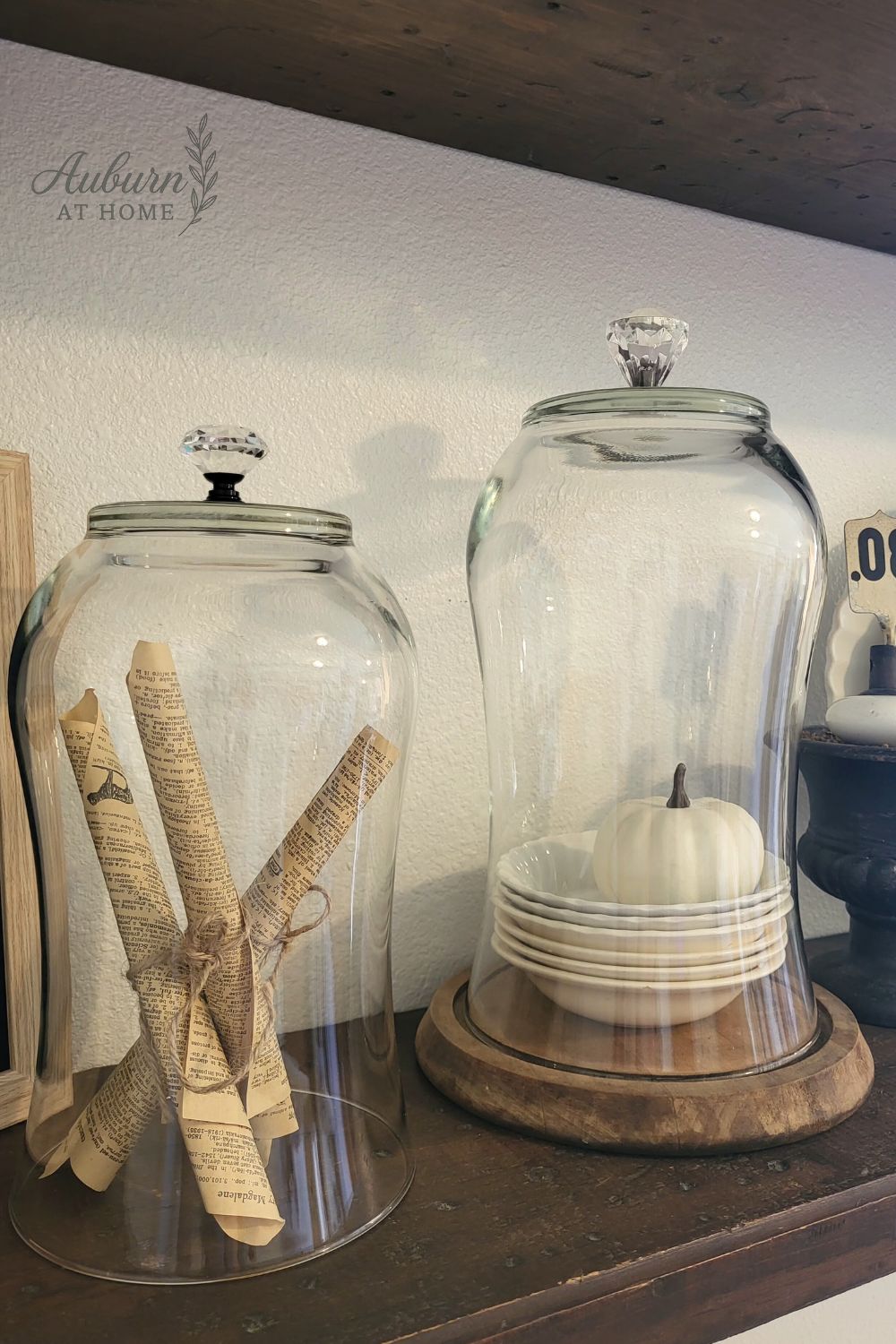 DIY farmhouse cloche