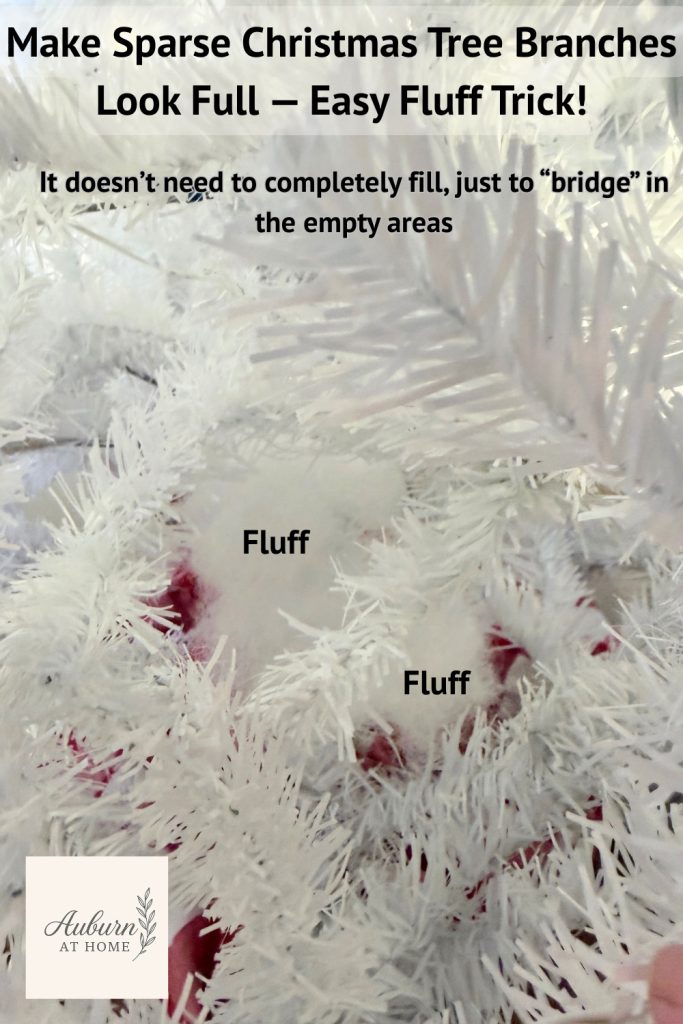 Tutorial on how to create a fuller Christmas tree